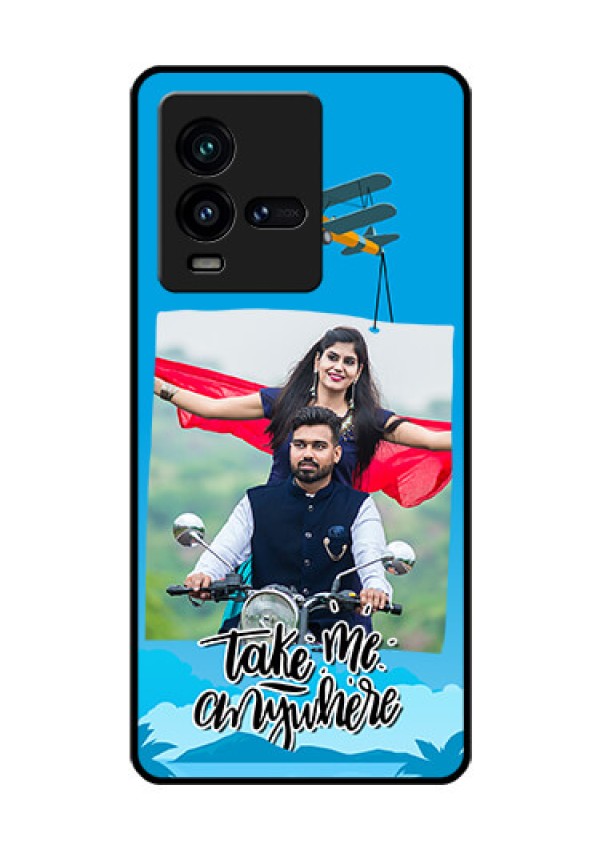 iQOO 9T 5G Custom Glass Mobile Case - Traveller Design