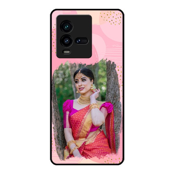 iQOO 9T 5G Personalized Glass Phone Case - Gold Glitter Splash Design iQOO 9T 5G Personalized Glass Phone Case - Gold Glitter Splash Design