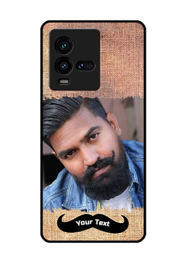 iQOO 9T 5G Personalized Glass Phone Case - with Texture Design