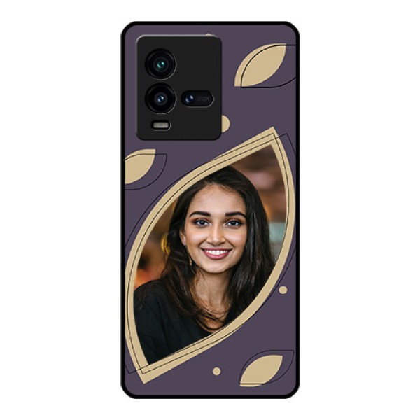 iQOO 9T 5G Custom Glass Mobile Case - Falling Leaf Design
