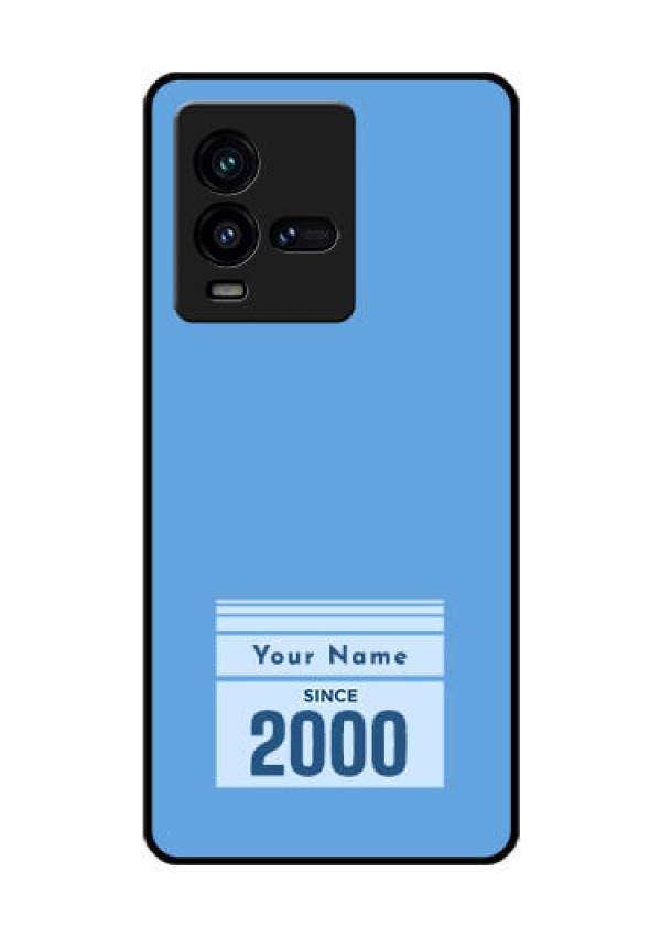 iQOO 9T 5G Custom Glass Mobile Case - Custom Year of birth Design