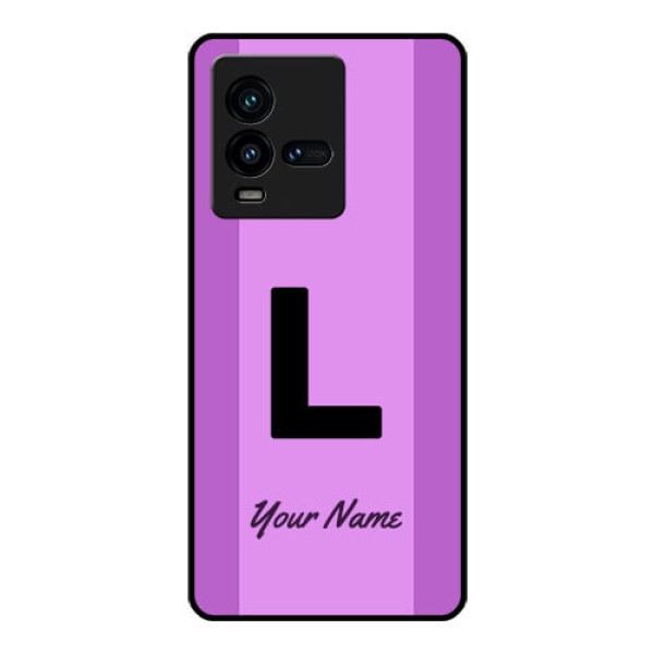 iQOO 9T 5G Custom Glass Phone Case - Tricolor custom text Design iQOO 9T 5G Custom Glass Phone Case - Tricolor custom text Design