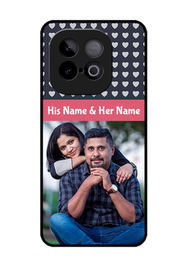iQOO Neo 10 5G Custom Glass Phone Case - Love Symbols Design