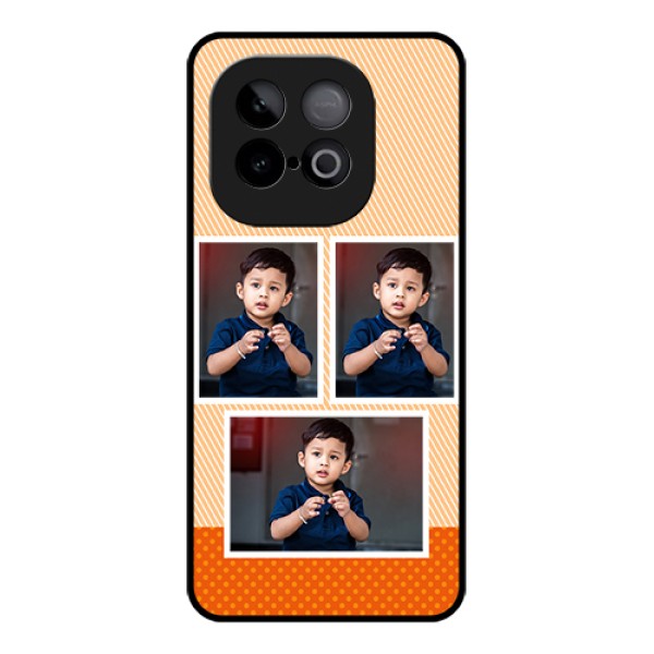 iQOO Neo 10 5G Custom Glass Phone Case - Bulk Photos Upload Design