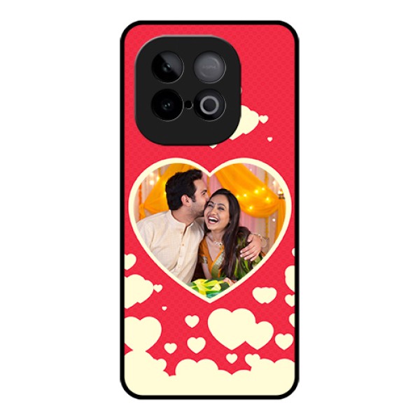 iQOO Neo 10 5G Custom Glass Phone Case - Love Symbols Phone Cover Design