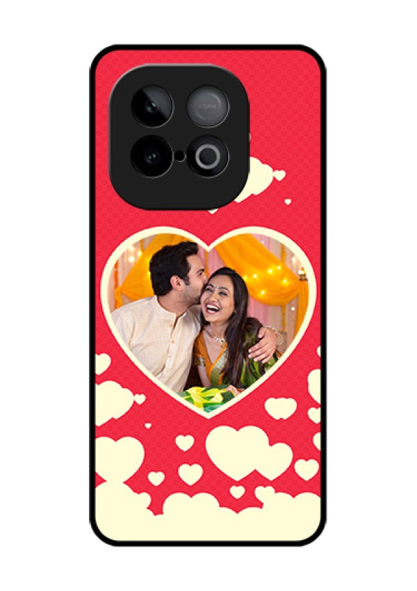 iQOO Neo 10 5G Custom Glass Phone Case - Love Symbols Phone Cover Design