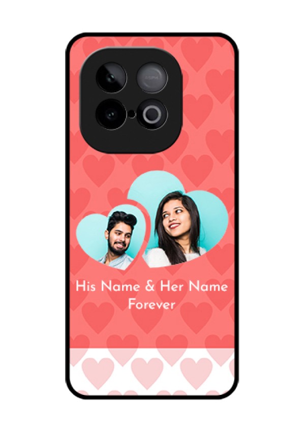 iQOO Neo 10 5G Custom Glass Phone Case - Couple Pic Upload Design