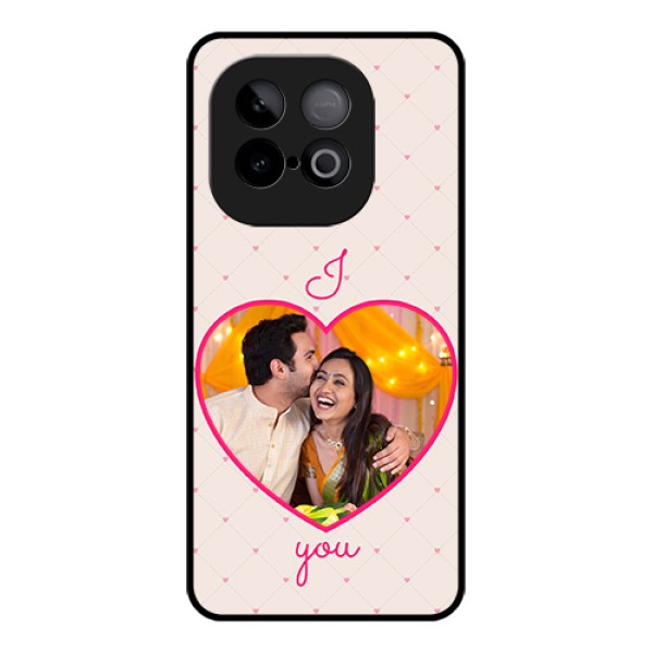 iQOO Neo 10 5G Custom Glass Phone Case - Heart Shape Design