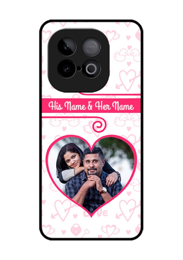 iQOO Neo 10 5G Custom Glass Phone Case - Heart Shape Love Design