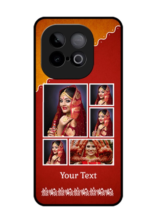 iQOO Neo 10 5G Custom Glass Phone Case - Wedding Pic Upload Design