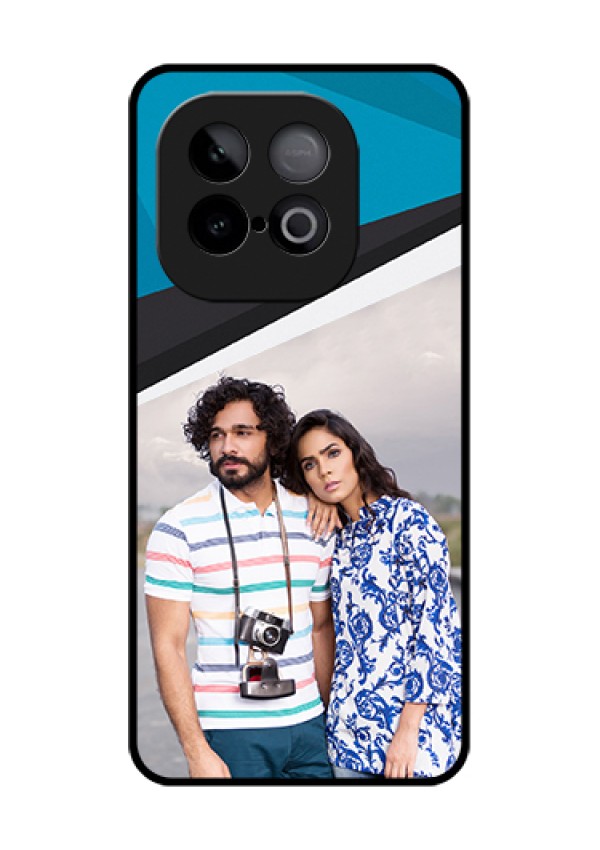 iQOO Neo 10 5G Custom Glass Phone Case - Simple Pattern Photo Upload Design