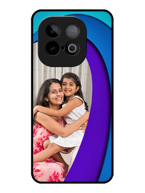 Custom iQOO Neo 10 5G Custom Glass Phone Case - Simple Pattern Design