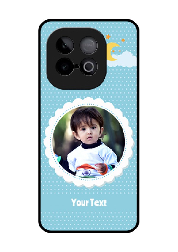 iQOO Neo 10 5G Custom Glass Phone Case - Violet Pattern Design