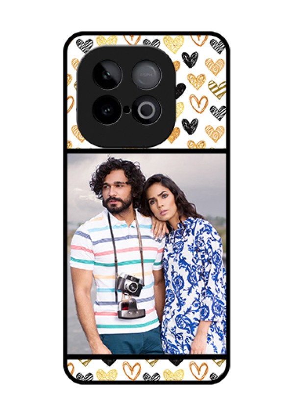 iQOO Neo 10 5G Custom Glass Phone Case - Love Symbol Design
