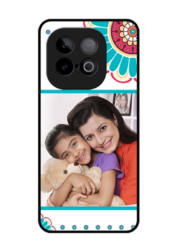 iQOO Neo 10 5G Custom Glass Phone Case - Flower Design