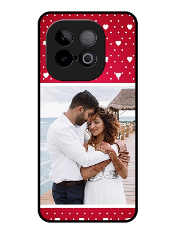 Custom iQOO Neo 10 5G Custom Glass Phone Case - Hearts Mobile Case Design
