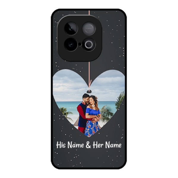 iQOO Neo 10 5G Custom Glass Phone Case - Hanging Heart Design