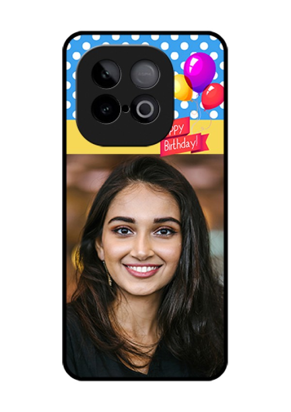 iQOO Neo 10 5G Custom Glass Phone Case - Happy Birthday Design
