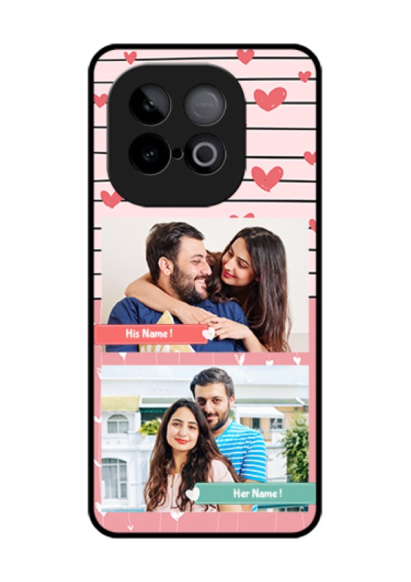 iQOO Neo 10 5G Custom Glass Phone Case - Photo With Heart Design