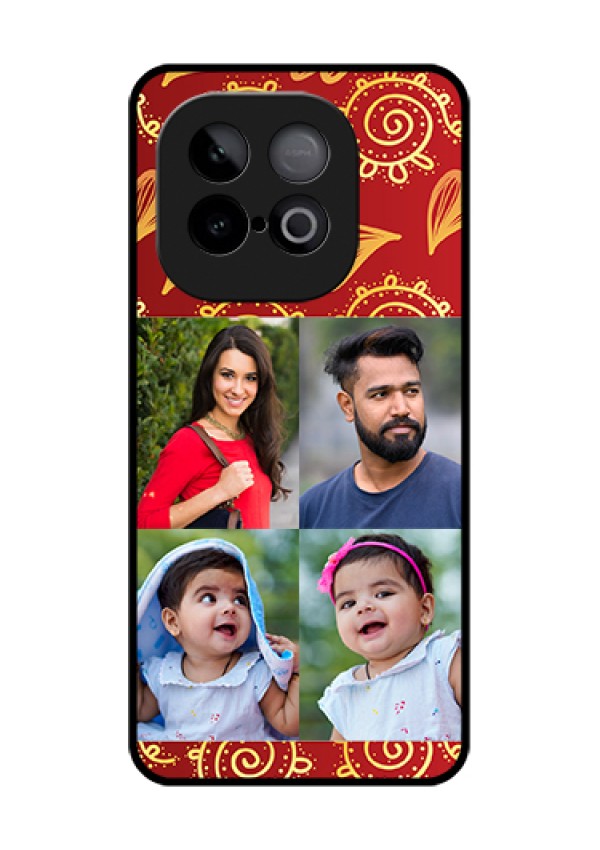 iQOO Neo 10 5G Custom Glass Phone Case - 4 Image Traditional Design