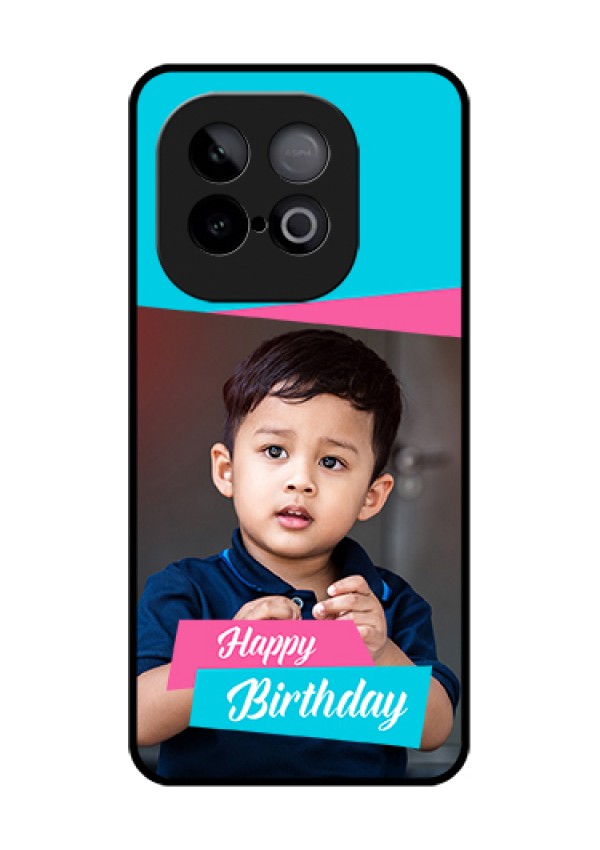 iQOO Neo 10 5G Custom Glass Phone Case - Image Holder With 2 Color Design