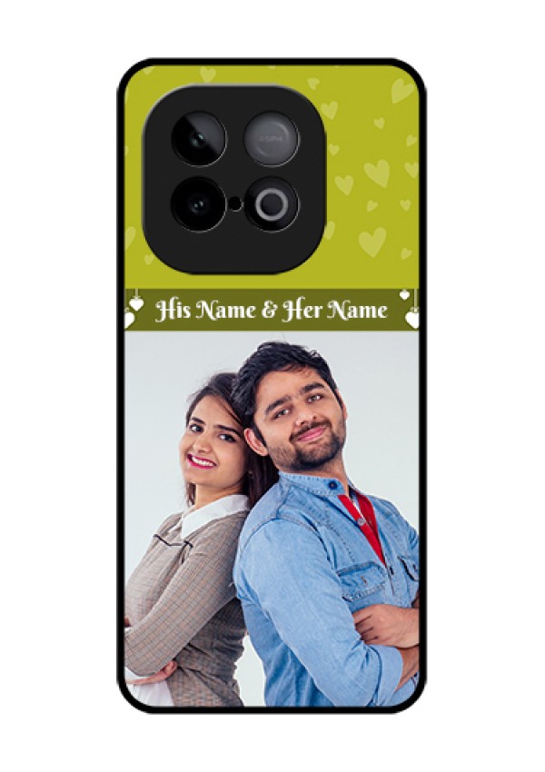 iQOO Neo 10 5G Custom Glass Phone Case - You & Me Heart Design