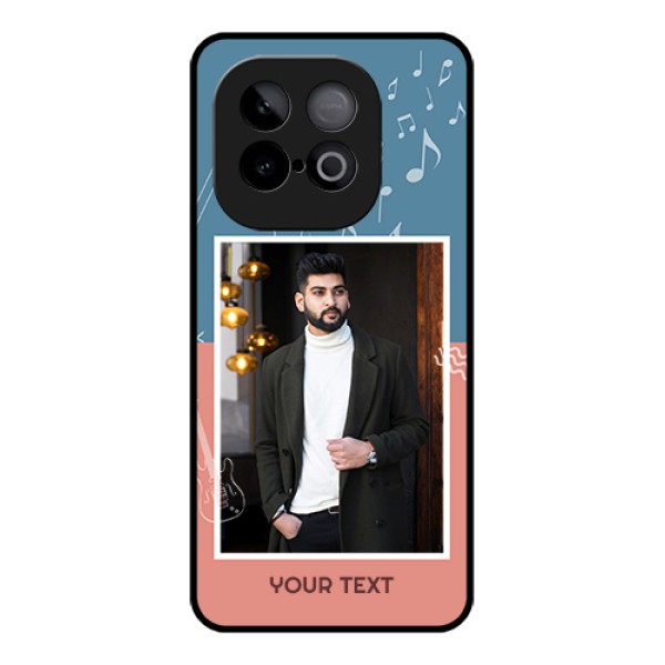 iQOO Neo 10 5G Custom Glass Phone Case - With Color Musical Note Design iQOO Neo 10 5G Custom Glass Phone Case - With Color Musical Note Design