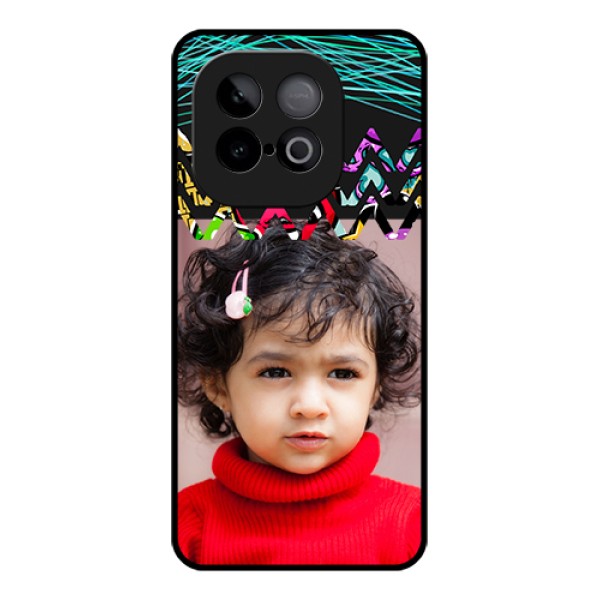 iQOO Neo 10 5G Custom Glass Phone Case - Neon Abstract Design