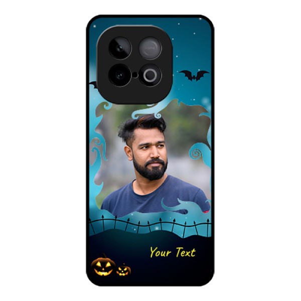 iQOO Neo 10 5G Custom Glass Phone Case - Halloween Frame Design