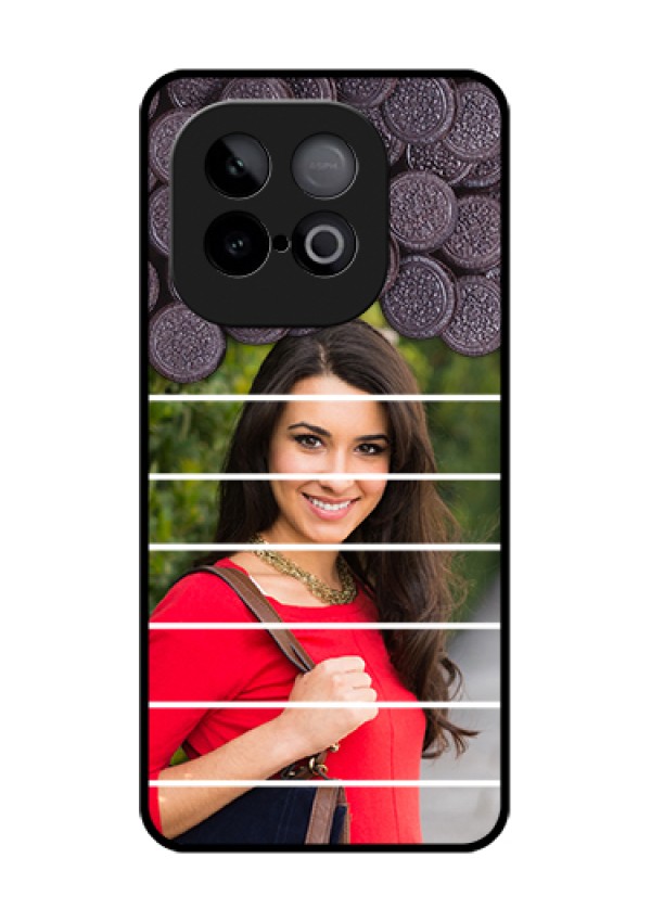 iQOO Neo 10 5G Custom Glass Phone Case - With Oreo Biscuit Design