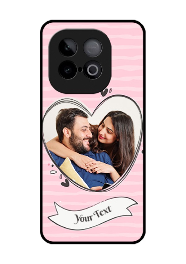 iQOO Neo 10 5G Custom Glass Phone Case - Vintage Heart Design