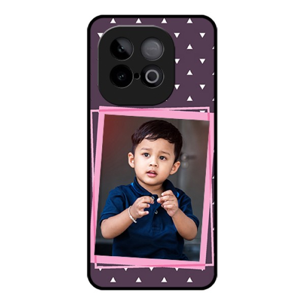 iQOO Neo 10 5G Custom Glass Phone Case - Triangle Pattern Dotted Design iQOO Neo 10 5G Custom Glass Phone Case - Triangle Pattern Dotted Design