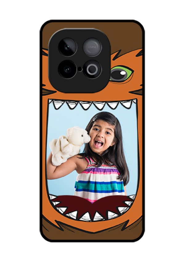 iQOO Neo 10 5G Custom Glass Phone Case - Owl Monster Back Case Design