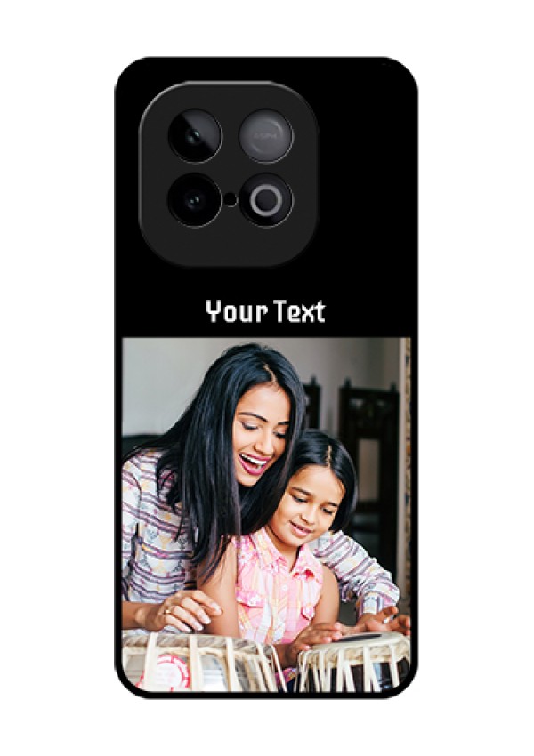 iQOO Neo 10 5G Custom Glass Phone Case - Photo With Name Design