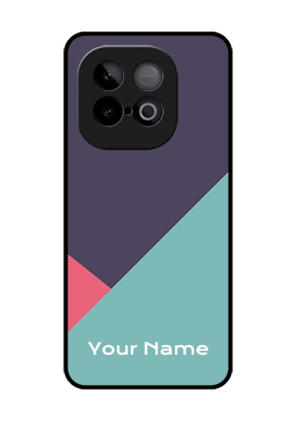 iQOO Neo 10 5G Custom Glass Phone Case - Tri Color Abstract Design