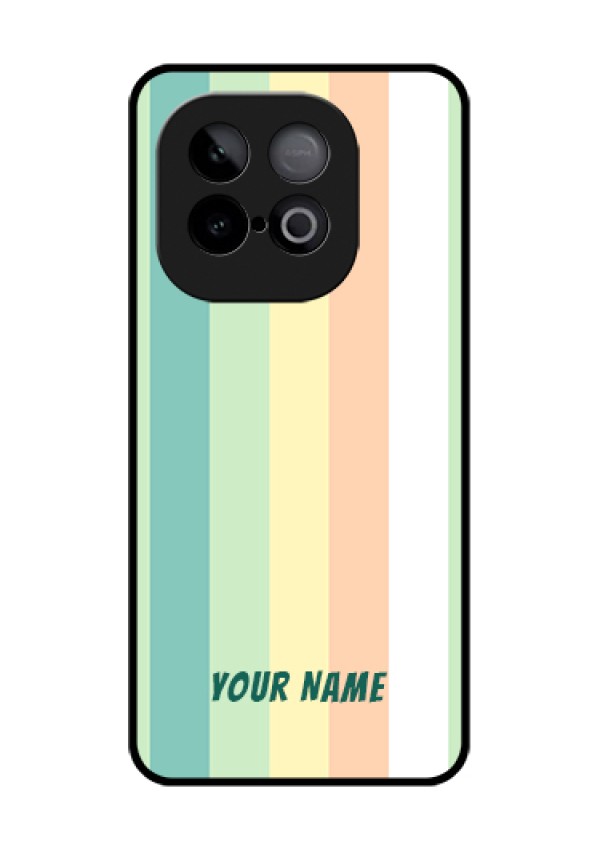 iQOO Neo 10 5G Custom Glass Phone Case - Multi - Colour Stripes Design