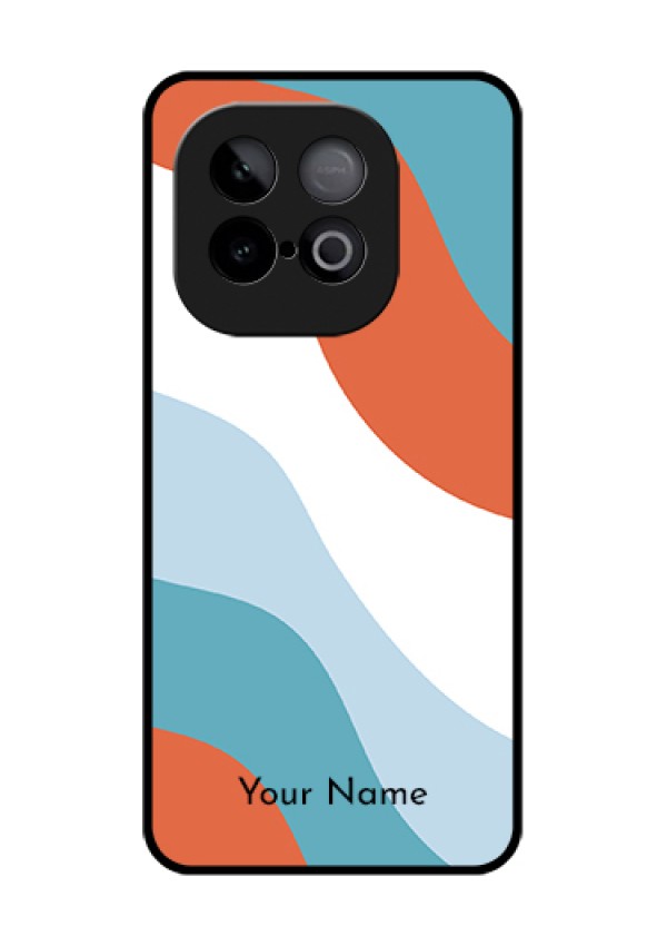 iQOO Neo 10 5G Custom Glass Phone Case - Coloured Waves Design