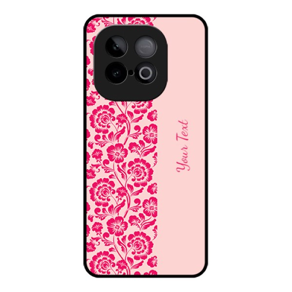iQOO Neo 10 5G Custom Glass Phone Case - Attractive Floral Pattern Design iQOO Neo 10 5G Custom Glass Phone Case - Attractive Floral Pattern Design