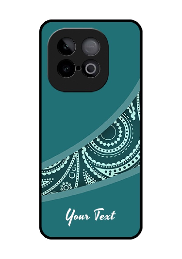 iQOO Neo 10 5G Custom Glass Phone Case - Semi Visible Floral Design