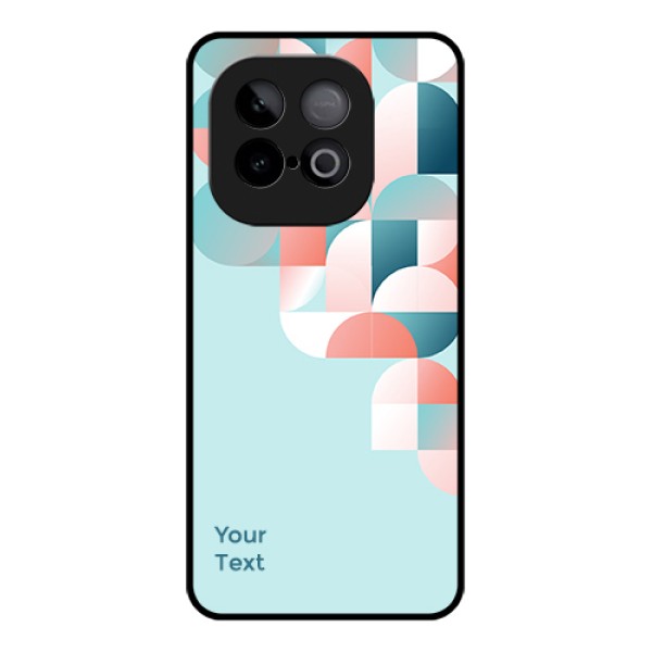 iQOO Neo 10 5G Custom Glass Phone Case - Stylish Semi - Circle Pattern Design iQOO Neo 10 5G Custom Glass Phone Case - Stylish Semi - Circle Pattern Design