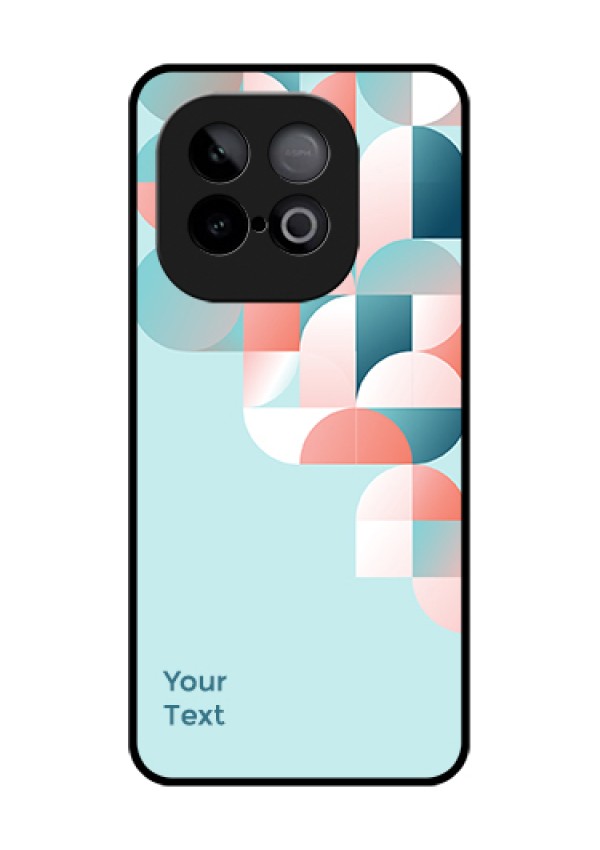 iQOO Neo 10 5G Custom Glass Phone Case - Stylish Semi - Circle Pattern Design