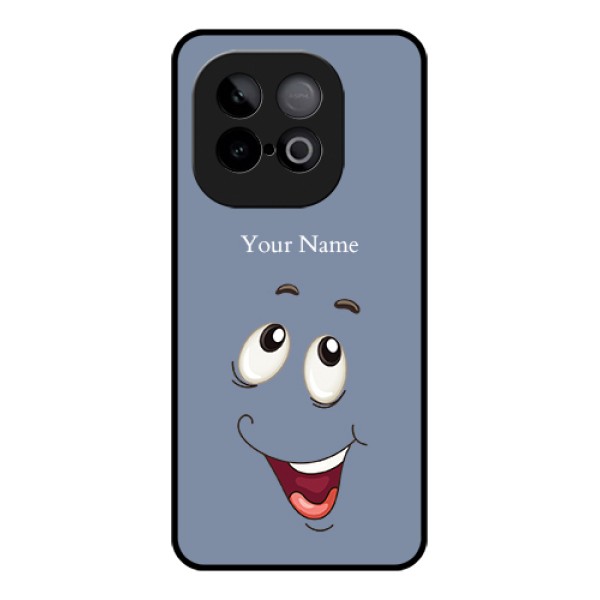 iQOO Neo 10 5G Custom Glass Phone Case - Laughing Cartoon Face Design iQOO Neo 10 5G Custom Glass Phone Case - Laughing Cartoon Face Design