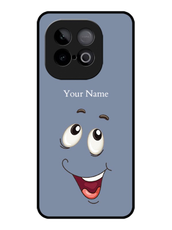 Custom iQOO Neo 10 5G Custom Glass Phone Case - Laughing Cartoon Face Design