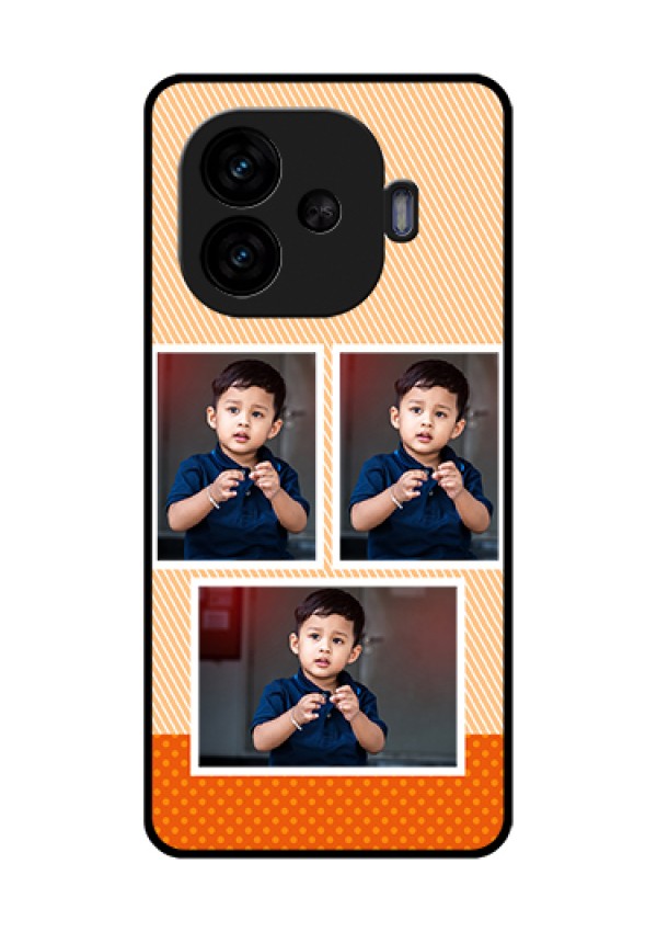 iQOO Neo 10R 5G Custom Glass Phone Case - Bulk Photos Upload Design