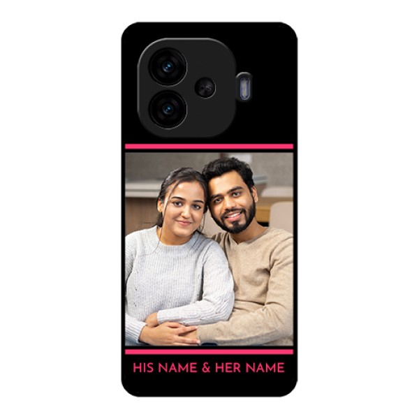 iQOO Neo 10R 5G Custom Glass Phone Case - With Add Text Design