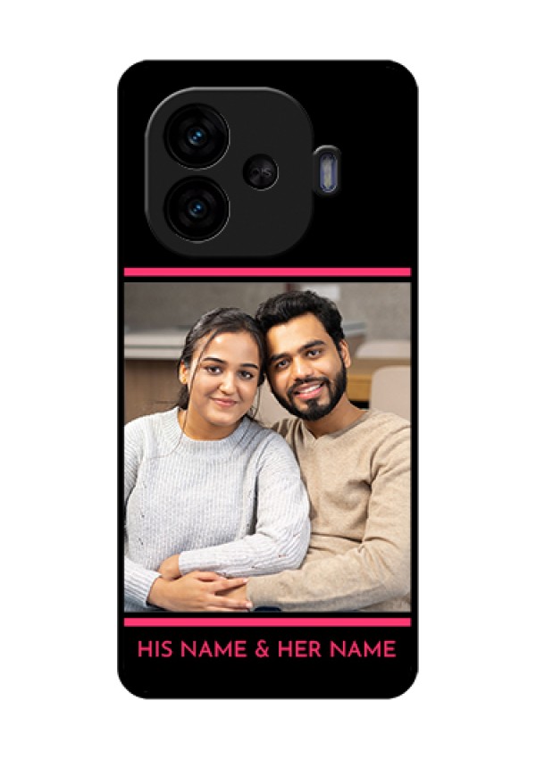 iQOO Neo 10R 5G Custom Glass Phone Case - With Add Text Design