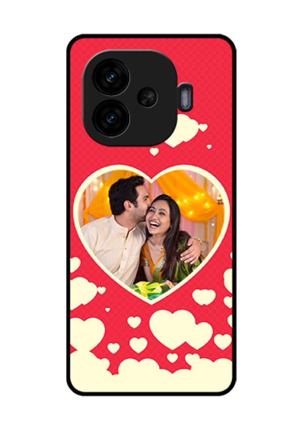 iQOO Neo 10R 5G Custom Glass Phone Case - Love Symbols Phone Cover Design