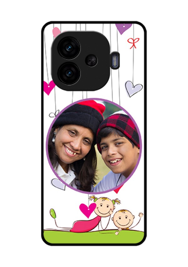 iQOO Neo 10R 5G Custom Glass Phone Case - Cute Kids Phone Case Design