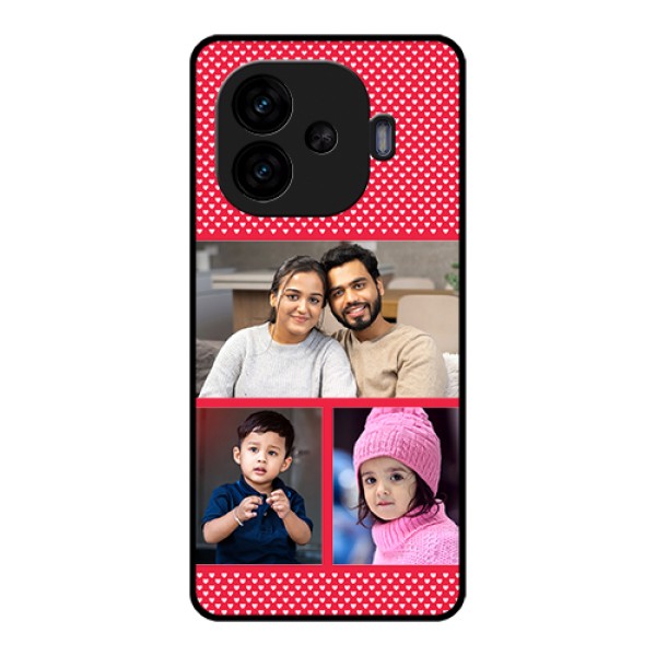 iQOO Neo 10R 5G Custom Glass Phone Case - Bulk Photo Upload Design iQOO Neo 10R 5G Custom Glass Phone Case - Bulk Photo Upload Design
