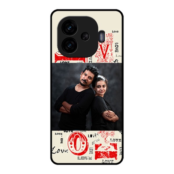 iQOO Neo 10R 5G Custom Glass Phone Case - Trendy Love Design Case